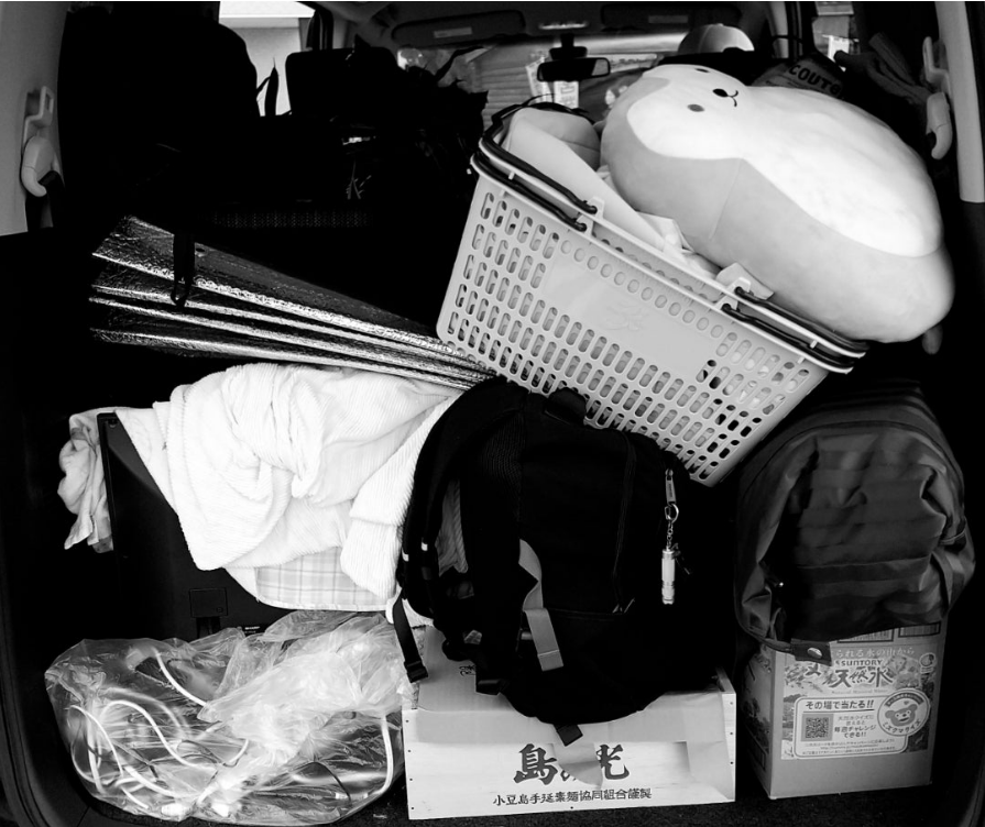 釧路に向かう荷物