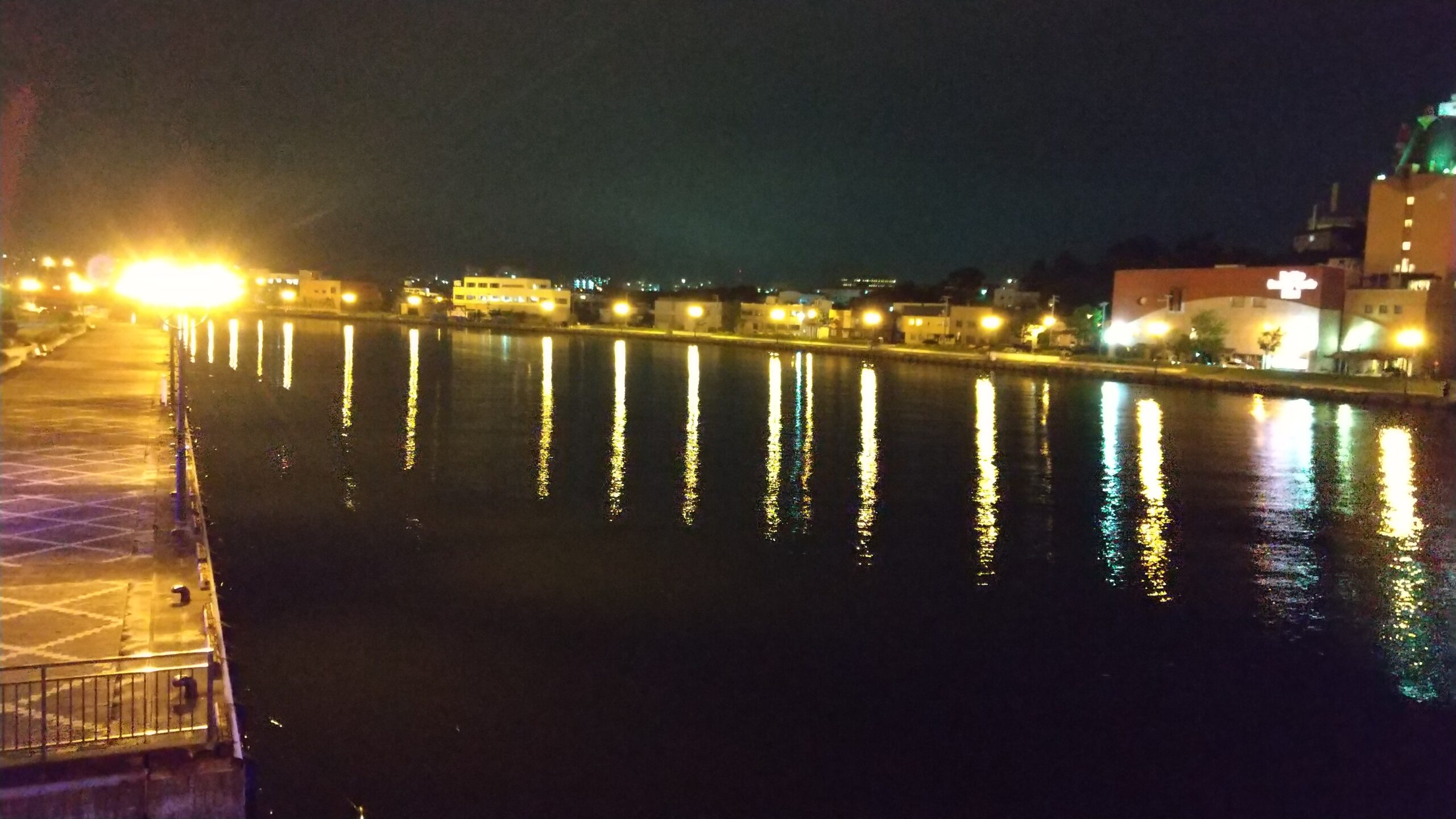 夜の幣舞橋