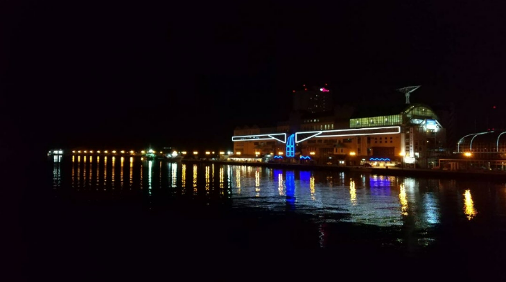 夜の幣舞橋